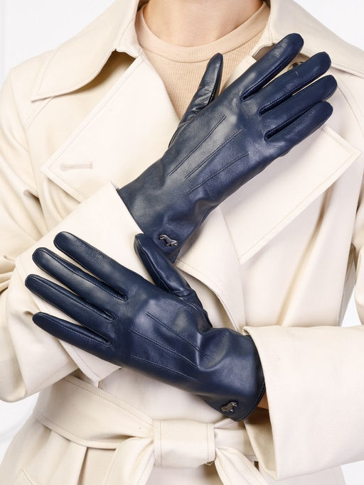 Перчатки жен ш/п LB-4607-1 d.blue