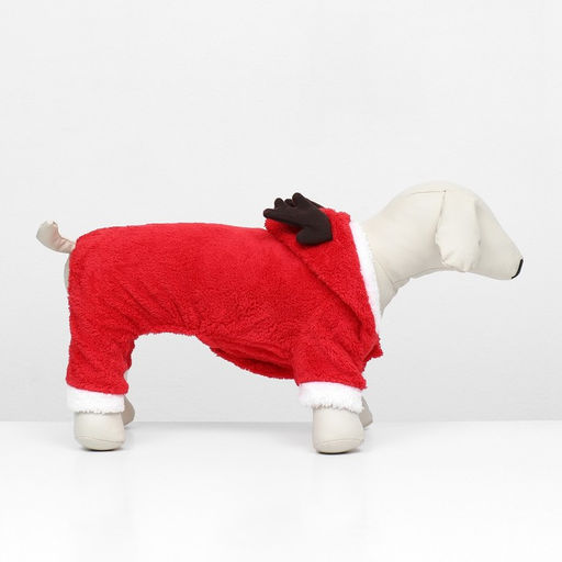 Новогодний костюм Олень, S (ДС 20, ОГ 32 см), красный - Simaland фото 2