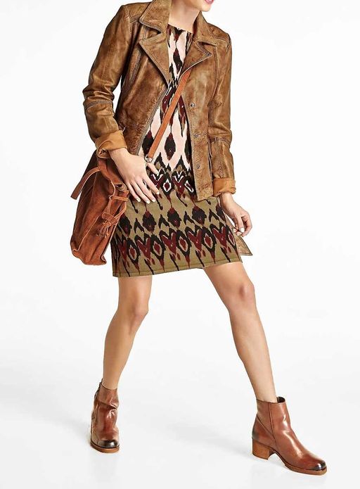 Платье, табак - Linea tesini фото 7