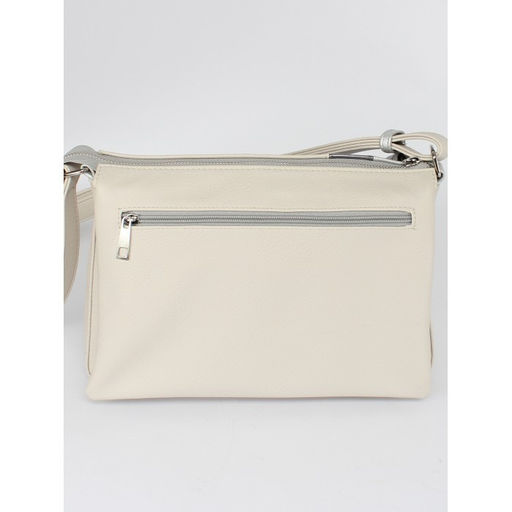 Сумка женская искусственная кожа ADEL-230/6в/ММ, 5отд. плеч/рем. серый св/серебро 259185 - Adelia фото 2