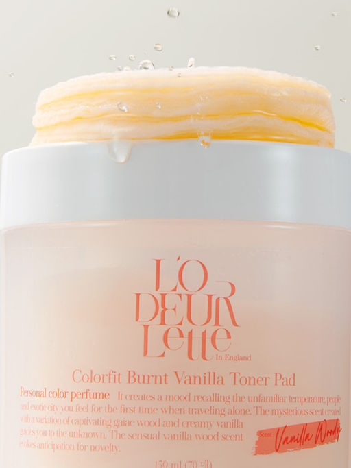 LODEURLETTE Тонер-пэды для сухой и лишенной эластичности кожи лица / In England Colorfit Burnt Vanilla, 150 мл