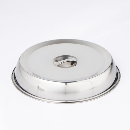 Крышка-Клош, 28×28×4.5 см, круглая, нержавеющая сталь