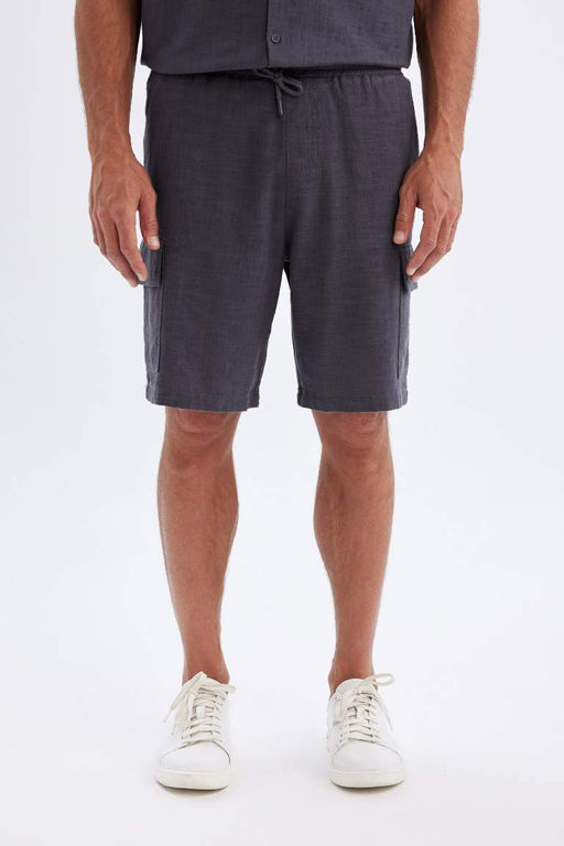 Хлопковые шорты свободного покроя - Defacto фото 4