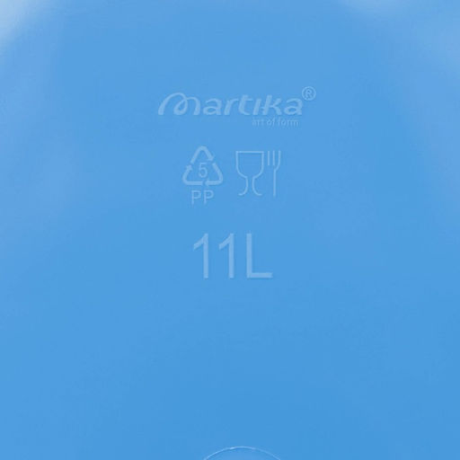 Таз хозяйственный овальный «Водолей», 11 л, пластик, синий