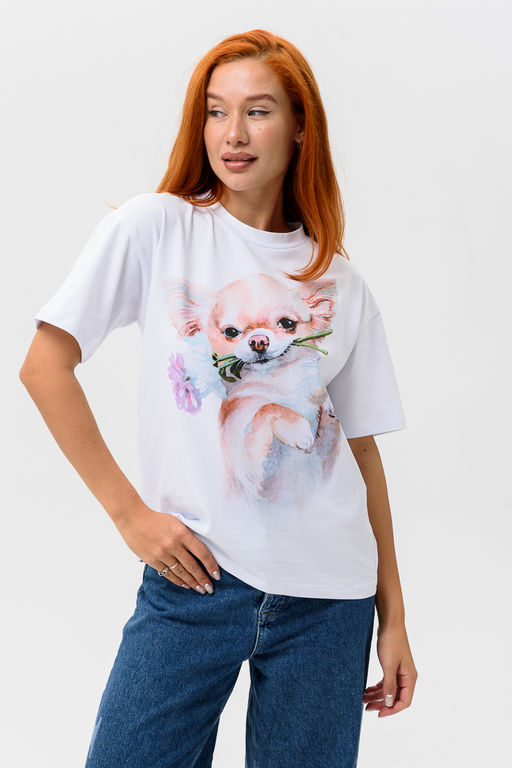 8511 Футболка женская оверсайз - Натали фото 8