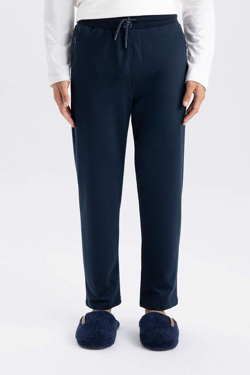 Базовые спортивные штаны узкого кроя на молнии - Defacto фото 4