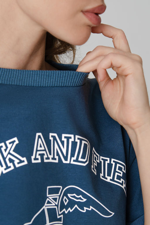 Арт. 3188 Футболка женская оверсайз 42-48 (4 шт) Цвет:изумрудный - Калинка фото 9