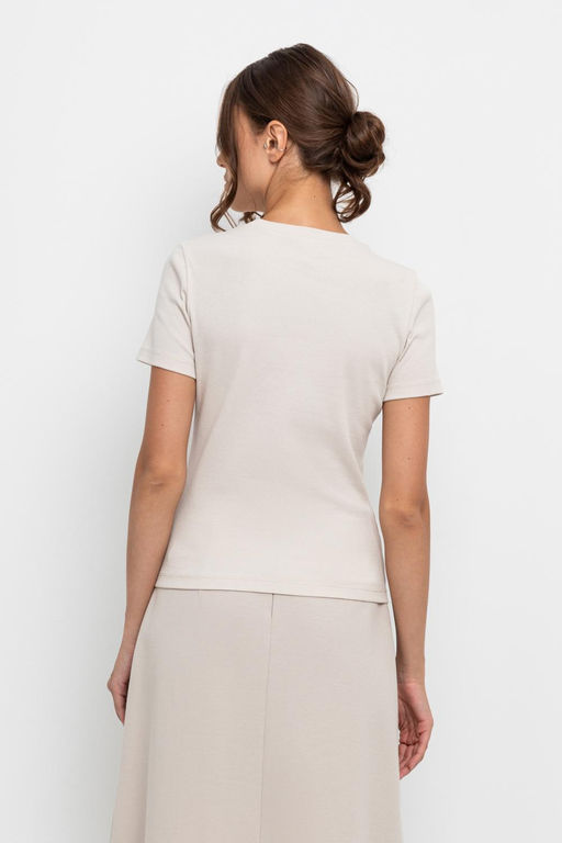 VERY NEAT _ ЕВТ 3187/кремовый фуфайка жен  фото 4