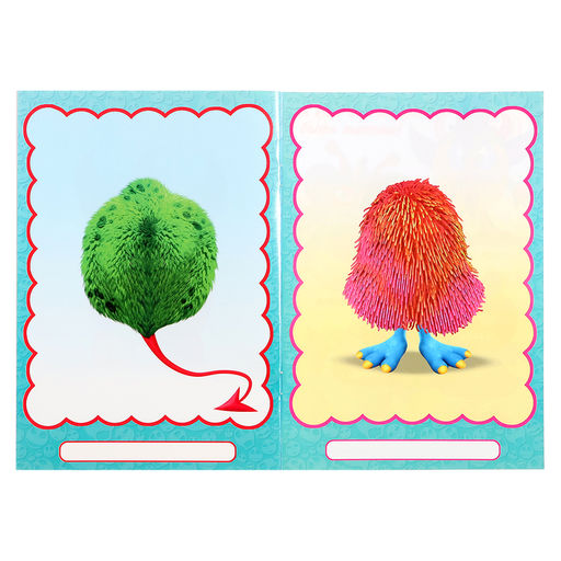 Цена за 3 шт. Книжка с наклейками. Создай своего монстрика. Одноглазенько