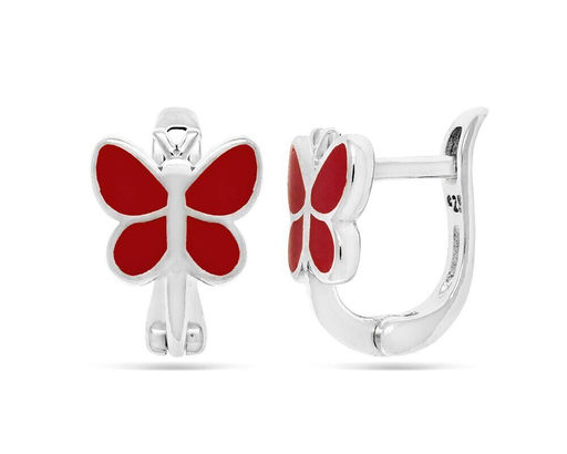 Серьги, эмаль, Тсд42