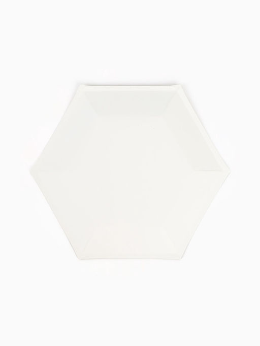 Посуда одноразовая бумажная на 20 персон, 40 предметов, мрамор белый