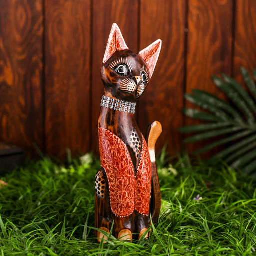 Сувенир дерево "Кошка" 30 см