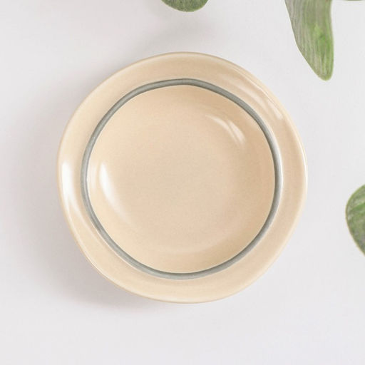 Соусник керамический «Крем», 8,7×1,6 см, цвет бежевый