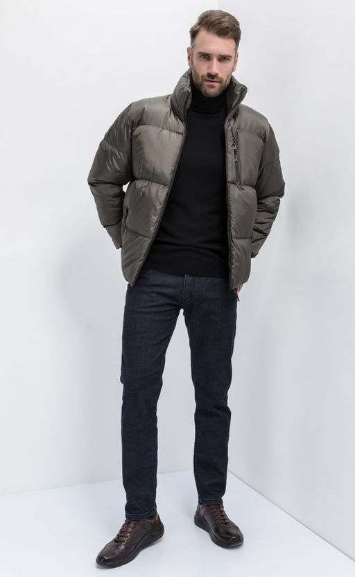 Джинсы мужские утепленные флисом P121-0152W d.blue - Primm фото 9