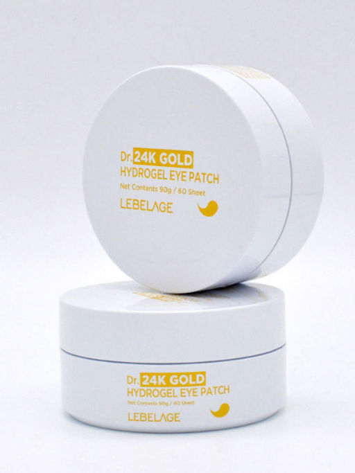 Lebelage Гидрогелевые патчи для глаз с экстрактом золота / Dr.24K Gold Hydrogel Eye Patch, 60 шт.