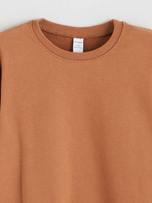 Bisiklet Yaka Uzun Kollu Erkek ?ocuk Sweatshirt