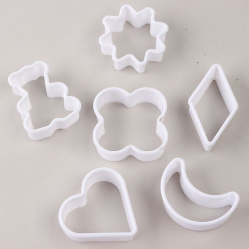 Формы для выпечки печенья Нежность, набор 6 шт., пластик