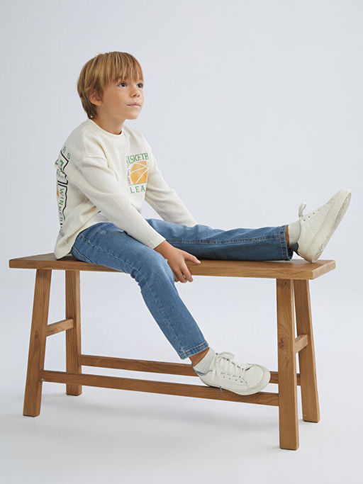 Dar Erkek ?ocuk Jean Pantolon