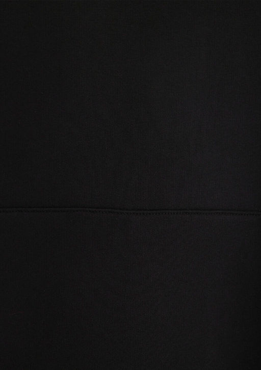 Kapusonlu Siyah Basic Sweatshirt - Mavi фото 7