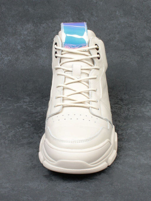 01-REN8-CAX-4-1 BEIGE Ботинки демисезонные женские (натуральная кожа, байка) - Фабричный китай фото 11