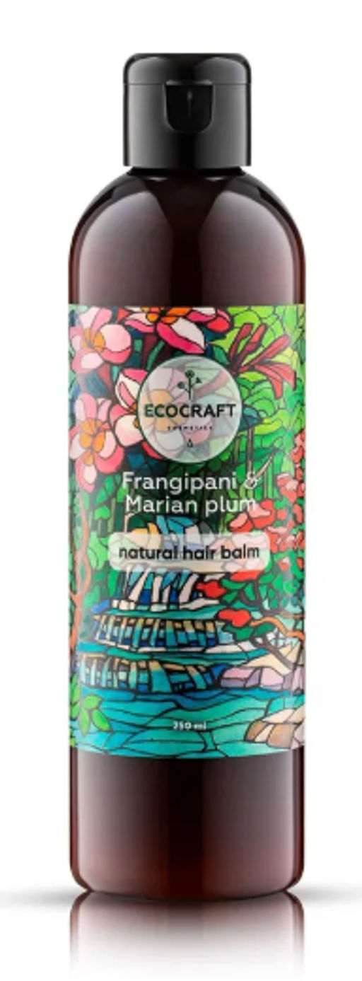 Натуральный укрепляющий и восстанавливающий бальзам для волос "Frangipani and Marian plum" Франжипани и марианская слива