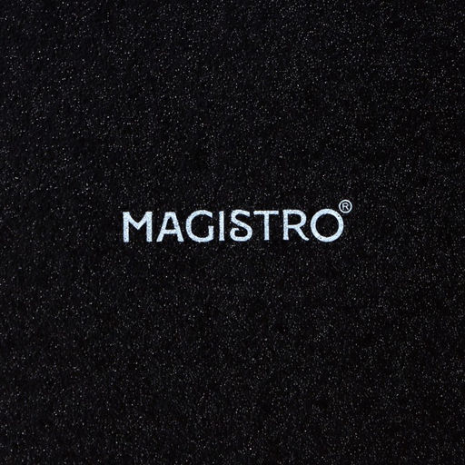 Тарелки Magistro Carbon, 26×23 см, набор 2 шт., фарфор, чёрные