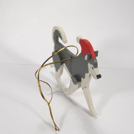 Декоративные новогодние украшения: Хаски 7012 - Idh фото 5