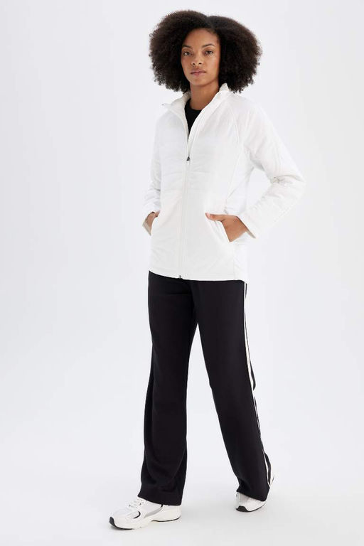 Водоотталкивающее пальто приталенного кроя DeFactoFit с капюшоном  фото 3