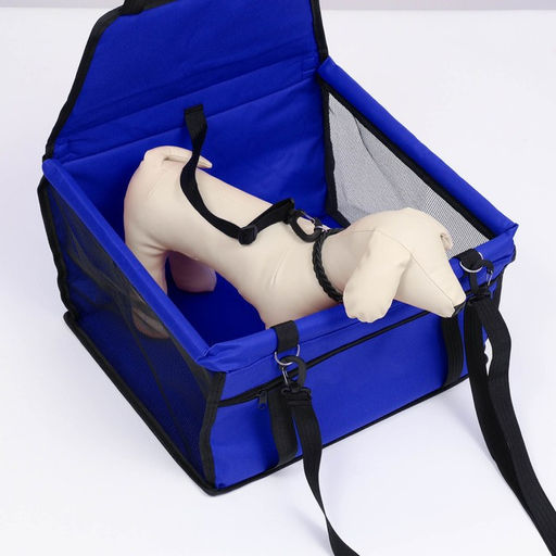 Автокресло для животных 40*30*25 см, синее - Пижон фото 4