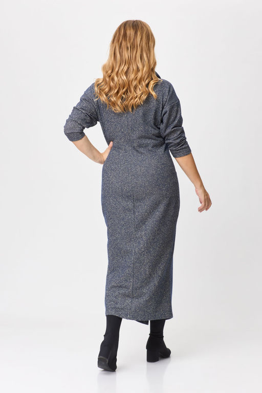 Платье Michel Chic 2145-Р синий, серебро  фото 2