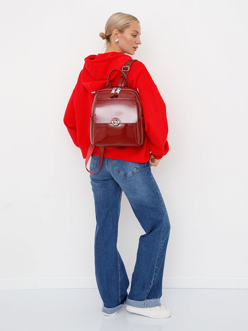 Рюкзак 21023-8 wine red Polina&Eiterou