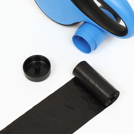 Рулетка Пижон Premium с поводком-лентой 3 м, контейнером под пакеты и 15 пакетов, до 15 кг  фото 7