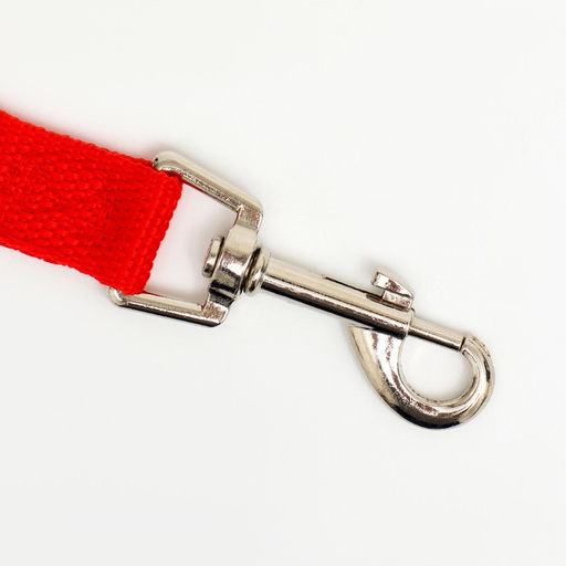 Поводок 5 м х 2 см, красный - Пижон фото 2