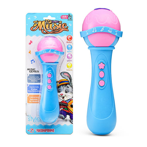 Микрофон с кнопками пианино на листе