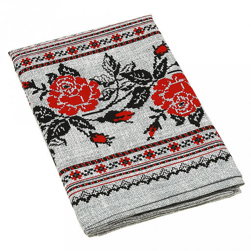 Скатерть 150х145см "Розовое утро", длина стола до 110см, на 4 персоны, хлопок "Оптима" 171г/м2, упаковка классическая 28х41см, "Домашняя мода" (Россия)