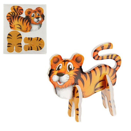 Цена за 12 шт. Конструктор 3D Животные, МИКС