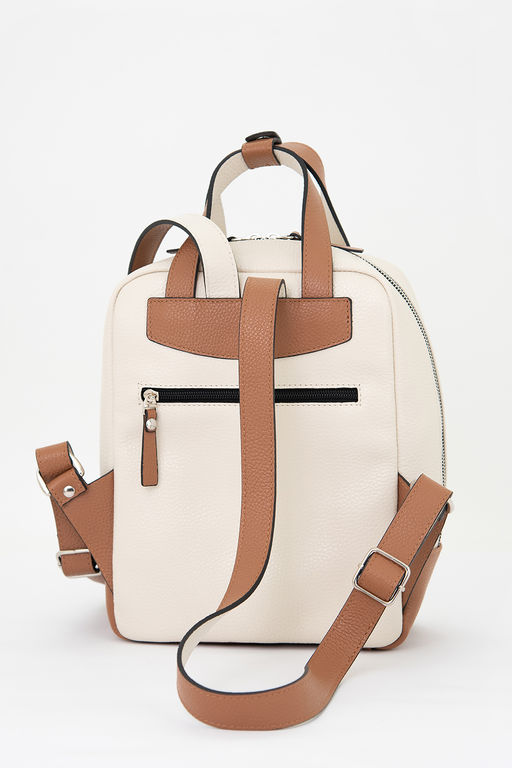 Сумка женская Ц-564/2.1 бежевый+кэмел - Protege фото 2