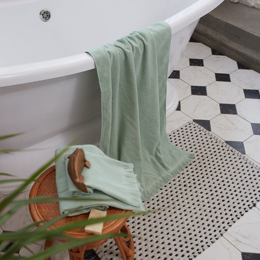 Полотенце махровое Love Life Fringe, 50х90 см, цвет оливковый, 100% хлопок, 380 гр/м2 - Lovelife фото 5