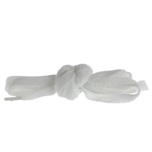 Цена за 25 шт. Шнурки для обуви, плоские, 8 мм, 70 см, фасовка 25 штук, цвет белый - Simaland фото 4