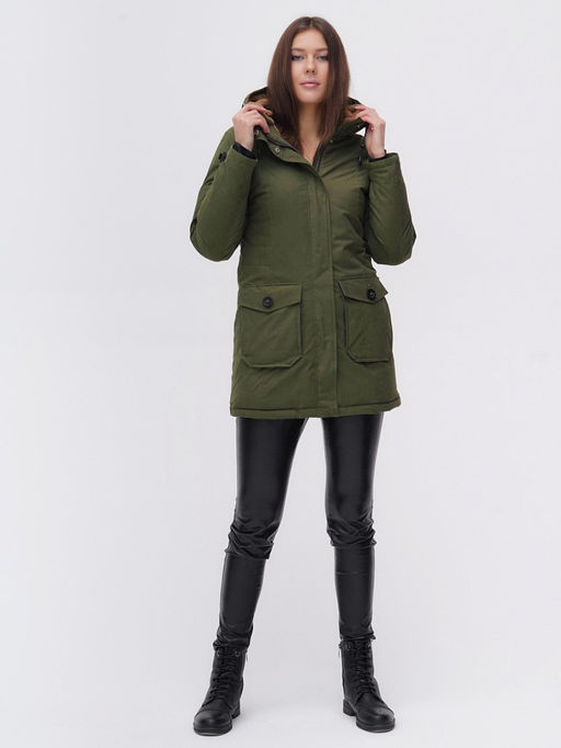 Парка MTFORCE цвета хаки 2074Kh  фото 5