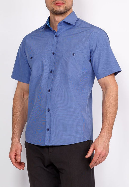 Сорочка мужская короткий рукав GREG 224/109/02/KZS/P/1  фото 10