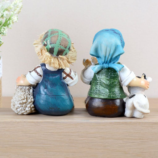 Цена за 2 шт. Фигурка Бабушка, Дедушка висячие ножки 9 см / 40552 /уп 2/192/ - Галеонтрейд фото 2