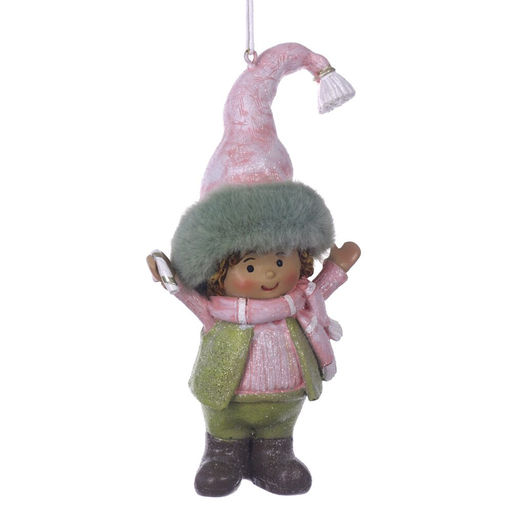 Фигурка декоративная подвесная "Дети", L6 W5 H13 см, 2в.