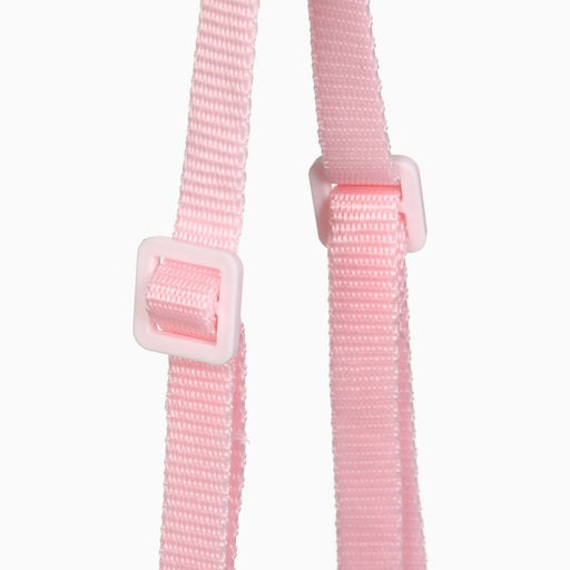 Поильник - непроливайка детский Крошка Я с силиконовой трубочкой и грузиком, от 9 мес., 350 мл., на ленте, розовый