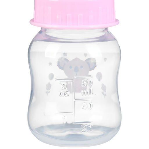 Бутылочка для кормления Крошка Я, от 3 мес., 60 мл, МИКС, (фасовка по 3 шт.)