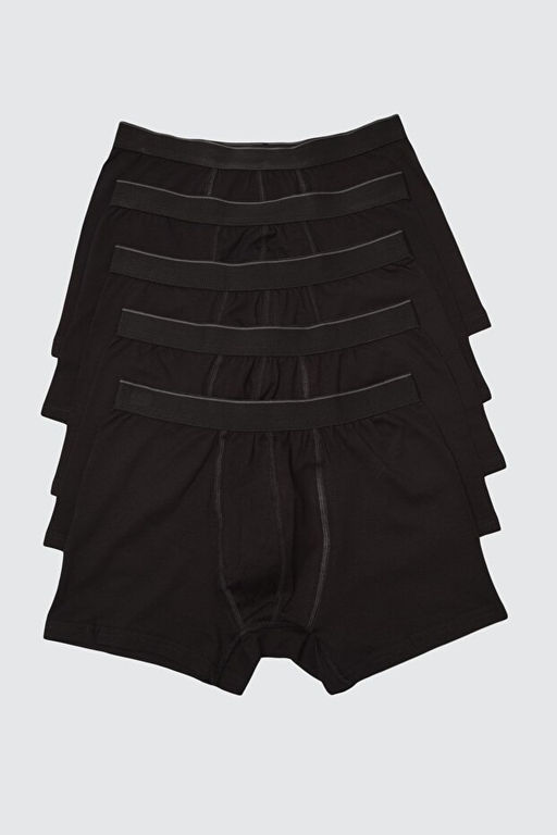 Siyah 5li Paket Boxer TMNAW21BX0018 - Trendyolmilla фото 2
