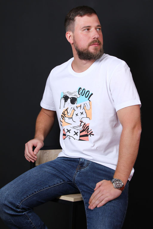 Футболка Berchelli 88007 из хлопка  фото 7