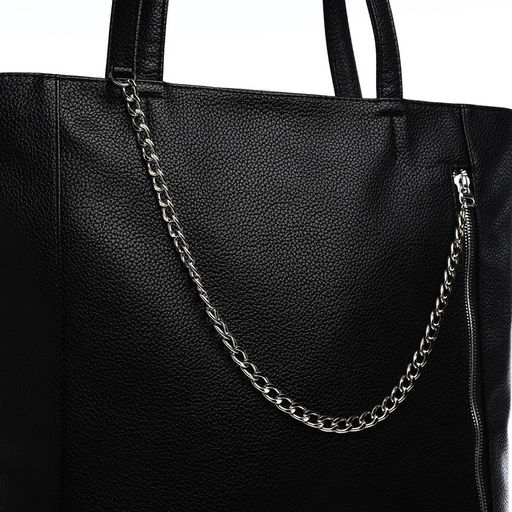 Сумка-шопер на молнии, цвет чёрный - Simaland фото 5