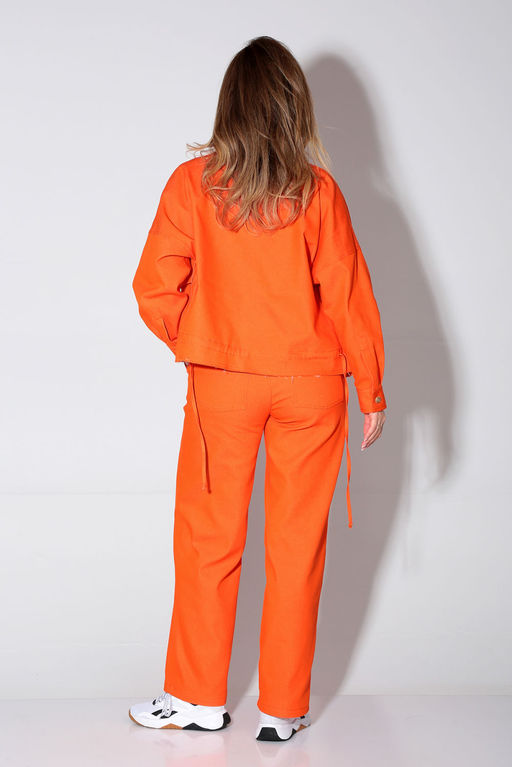 Костюм Liona Style 865 мандариновый  фото 3