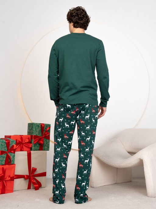 Комплект новогодняя пижама из 100% хлопка - Binita фото 8